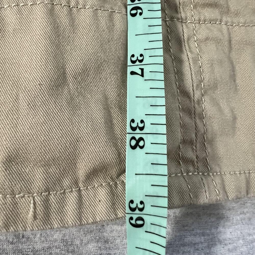 Free Assembly Trench Coat Womens XS Khaki Colorblock Double Breasted Belted - Picture 9 of 15